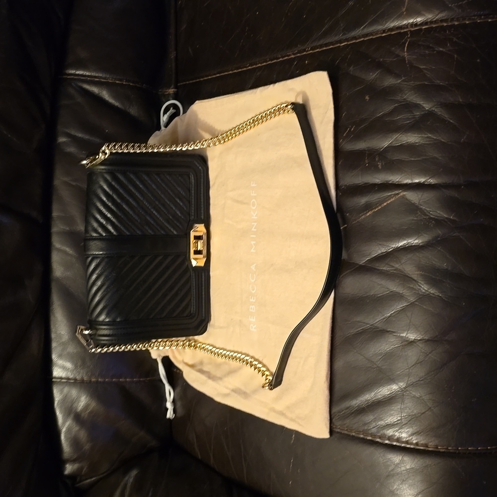 Rebecca Minkoff Chevron Quilted Small Love Crossbody